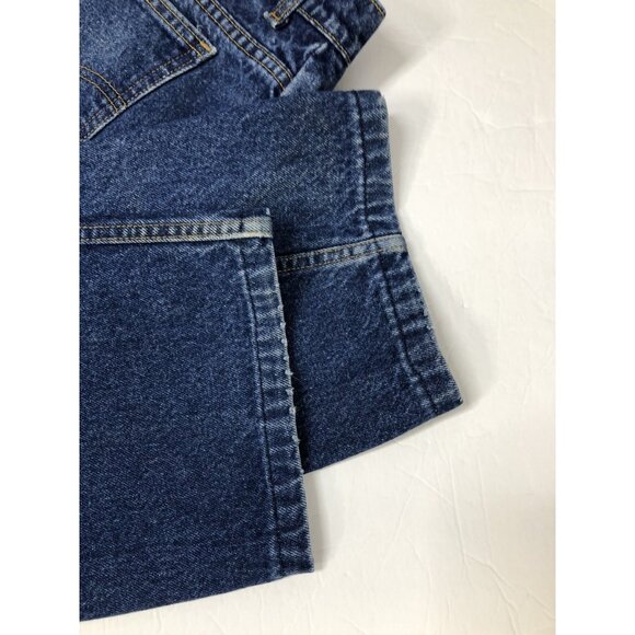 Vintage Levi Strauss 619 Mens 42x25 Blue Denim Jeans Straight Hemmed - Picture 6 of 8